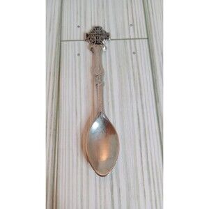 Vintage Silver Plated Jerusalem Mini Spoon Unbranded